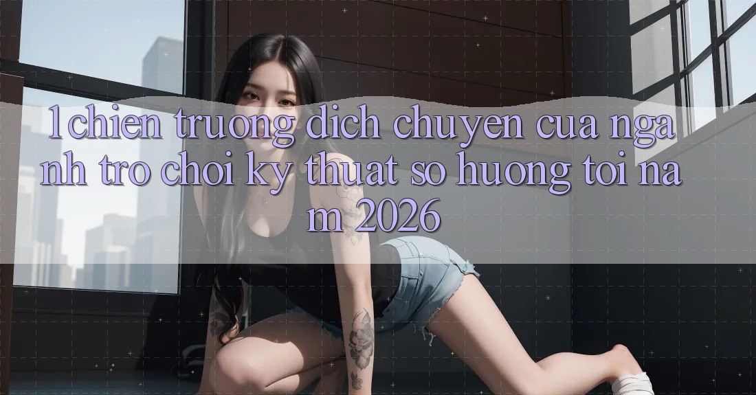 1. Chiến trường Dịch Chuyển Của Ngành Trò chơi Kỹ Thuật Số Hướng Tới Năm 2026