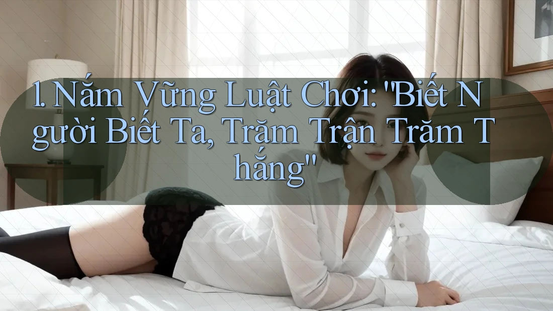 1. Nắm Vững Luật Chơi: “Biết Người Biết Ta, Trăm Trận Trăm Thắng” 1. Nắm Vững Luật Chơi: “Biết Người Biết Ta, Trăm Trận Trăm Thắng”