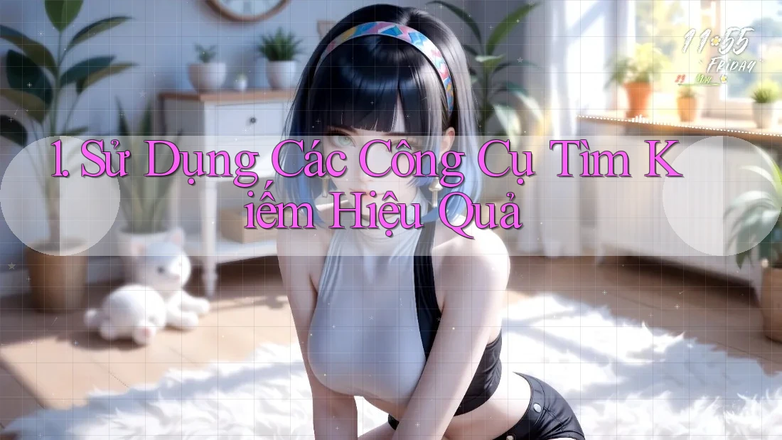 1. Sử Dụng Các Công Cụ Tìm Kiếm Hiệu Quả 1. Sử Dụng Các Công Cụ Tìm Kiếm Hiệu Quả