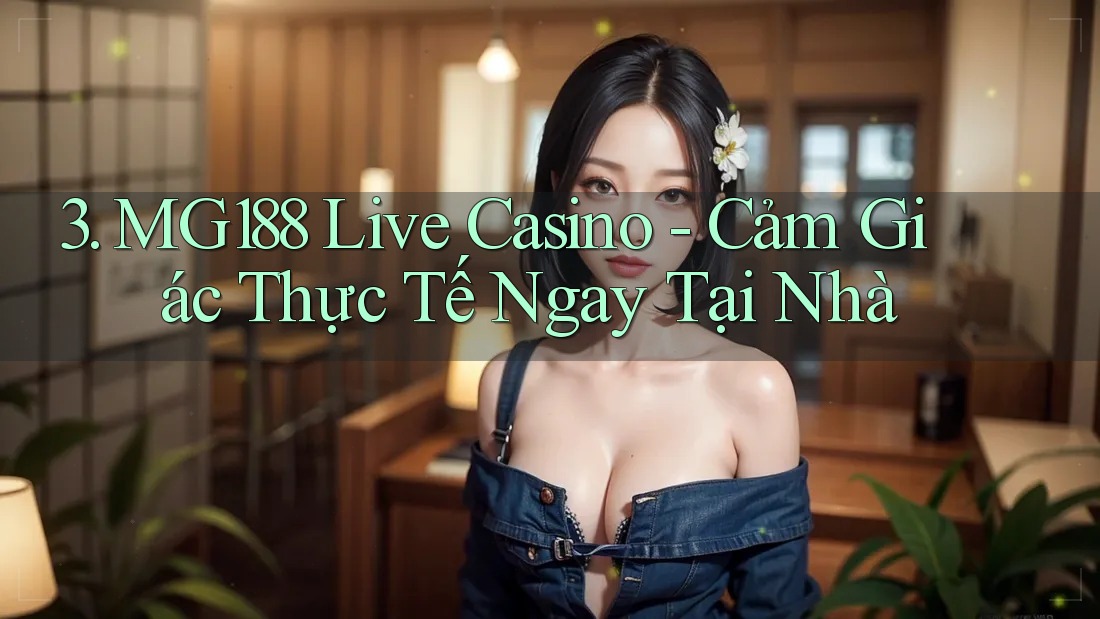 3. MG188 Live Casino - Cảm Giác Thực Tế Ngay Tại Nhà 3. MG188 Live Casino - Cảm Giác Thực Tế Ngay Tại Nhà