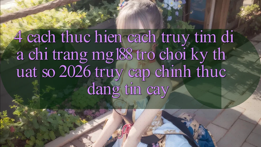 4. Cách thực hiện Cách Truy tìm Địa chỉ trang mg188 - Trò chơi Kỹ Thuật Số 2026 - Truy Cập Chính Thức Đáng tin cậy