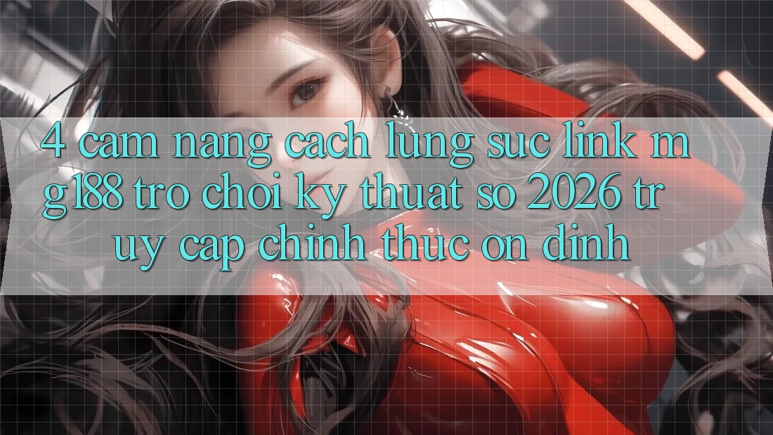 4. Cẩm nang Cách Lùng sục Link mg188 - Trò chơi Kỹ Thuật Số 2026 - Truy Cập Chính Thức Ổn định