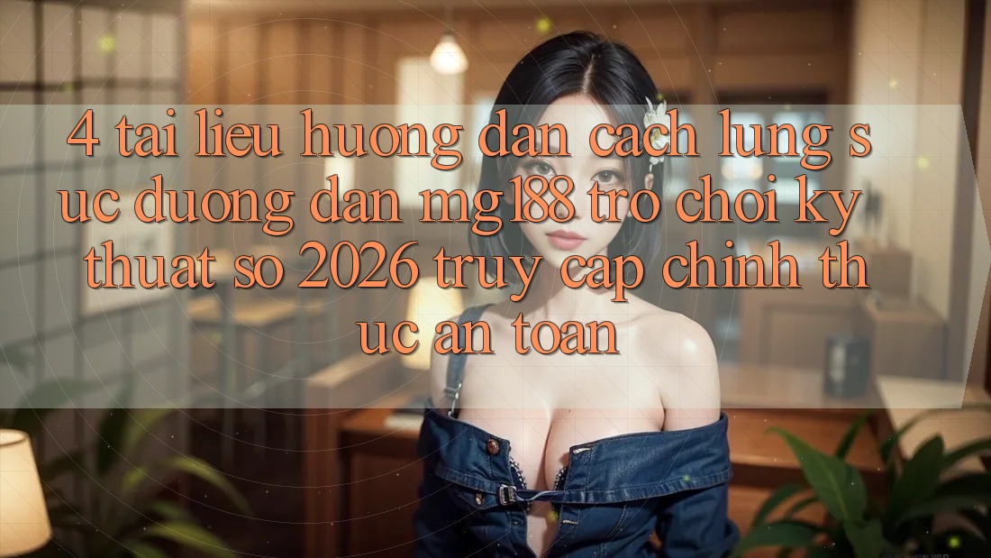 4. Tài liệu hướng dẫn Cách Lùng sục Đường dẫn mg188 - Trò chơi Kỹ Thuật Số 2026 - Truy Cập Chính Thức An Toàn 4. Tài liệu hướng dẫn Cách Lùng sục Đường dẫn mg188 - Trò chơi Kỹ Thuật Số 2026 - Truy Cập Chính Thức An Toàn