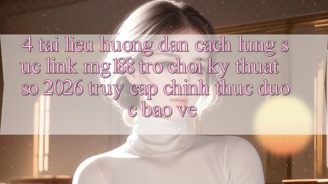 4. Tài liệu hướng dẫn Cách Lùng sục Link mg188 - Trò chơi Kỹ Thuật Số 2026 - Truy Cập Chính Thức Được bảo vệ