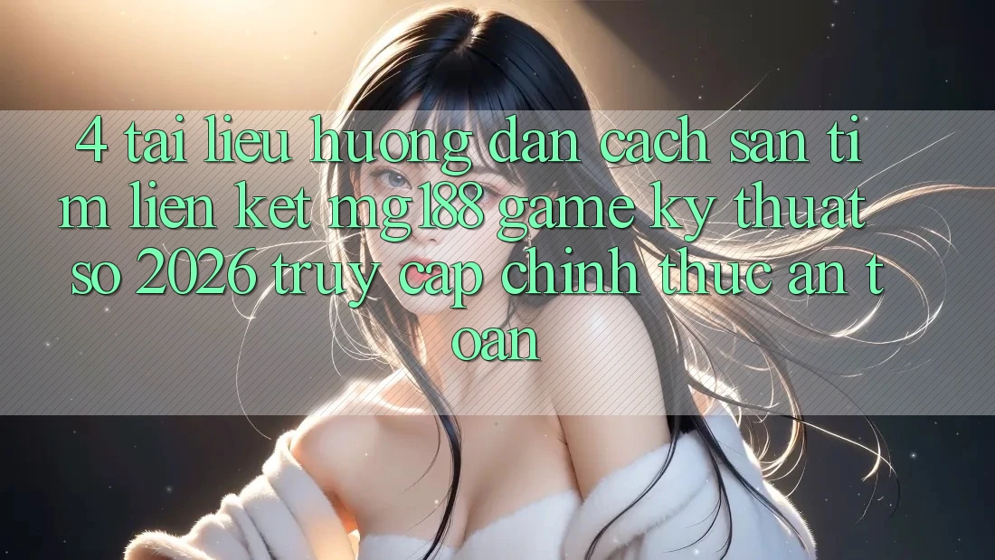 4. Tài liệu hướng dẫn Cách Săn tìm Liên kết mg188 - Game Kỹ Thuật Số 2026 - Truy Cập Chính Thức An Toàn 4. Tài liệu hướng dẫn Cách Săn tìm Liên kết mg188 - Game Kỹ Thuật Số 2026 - Truy Cập Chính Thức An Toàn