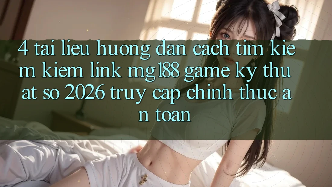 4. Tài liệu hướng dẫn Cách Tìm kiếm kiếm Link mg188 - Game Kỹ Thuật Số 2026 - Truy Cập Chính Thức An Toàn 4. Tài liệu hướng dẫn Cách Tìm kiếm kiếm Link mg188 - Game Kỹ Thuật Số 2026 - Truy Cập Chính Thức An Toàn