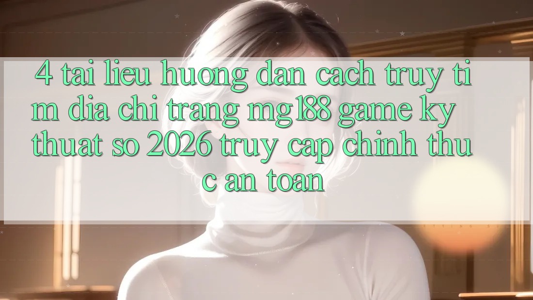4. Tài liệu hướng dẫn Cách Truy tìm Địa chỉ trang mg188 - Game Kỹ Thuật Số 2026 - Truy Cập Chính Thức An Toàn 4. Tài liệu hướng dẫn Cách Truy tìm Địa chỉ trang mg188 - Game Kỹ Thuật Số 2026 - Truy Cập Chính Thức An Toàn