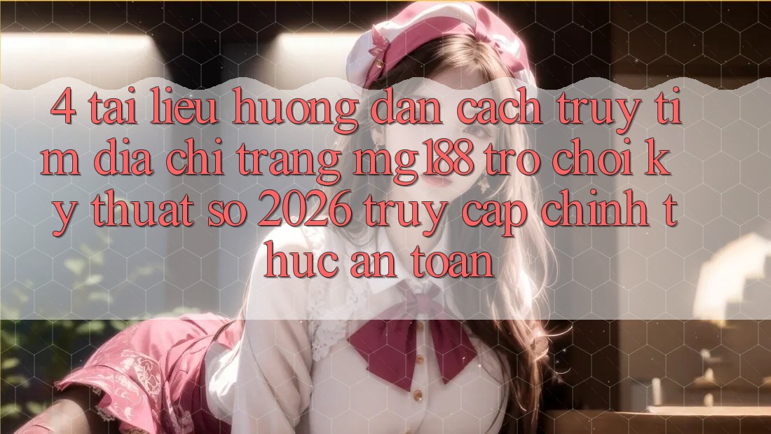 4. Tài liệu hướng dẫn Cách Truy tìm Địa chỉ trang mg188 - Trò chơi Kỹ Thuật Số 2026 - Truy Cập Chính Thức An Toàn