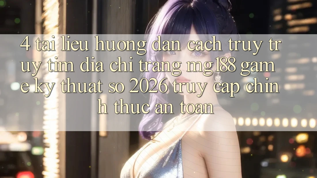 4. Tài liệu hướng dẫn Cách Truy truy tìm Địa chỉ trang mg188 - Game Kỹ Thuật Số 2026 - Truy Cập Chính Thức An Toàn 4. Tài liệu hướng dẫn Cách Truy truy tìm Địa chỉ trang mg188 - Game Kỹ Thuật Số 2026 - Truy Cập Chính Thức An Toàn