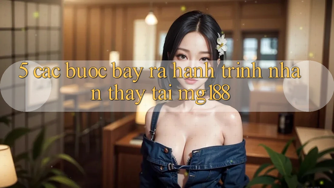 5. Các Bước Bày ra Hành Trình Nhận thấy Tại mg188