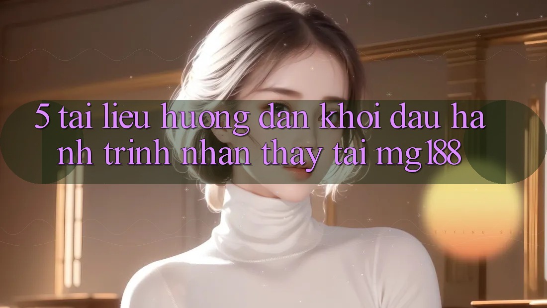 5. Tài liệu hướng dẫn Khởi đầu Hành Trình Nhận thấy Tại mg188 5. Tài liệu hướng dẫn Khởi đầu Hành Trình Nhận thấy Tại mg188