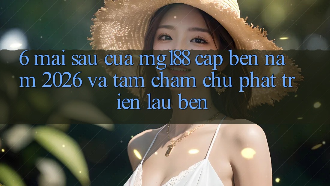 6. Mai sau Của mg188 Cập bến Năm 2026 Và Tầm Chăm chú Phát Triển Lâu bền 6. Mai sau Của mg188 Cập bến Năm 2026 Và Tầm Chăm chú Phát Triển Lâu bền