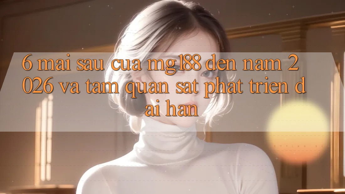 6. Mai sau Của mg188 Đến Năm 2026 Và Tầm Quan sát Phát Triển Dài hạn 6. Mai sau Của mg188 Đến Năm 2026 Và Tầm Quan sát Phát Triển Dài hạn