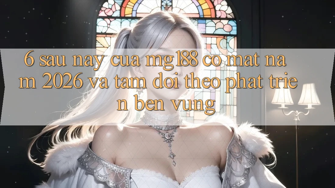 6. Sau này Của mg188 Có mặt Năm 2026 Và Tầm Dõi theo Phát Triển Bền Vững
