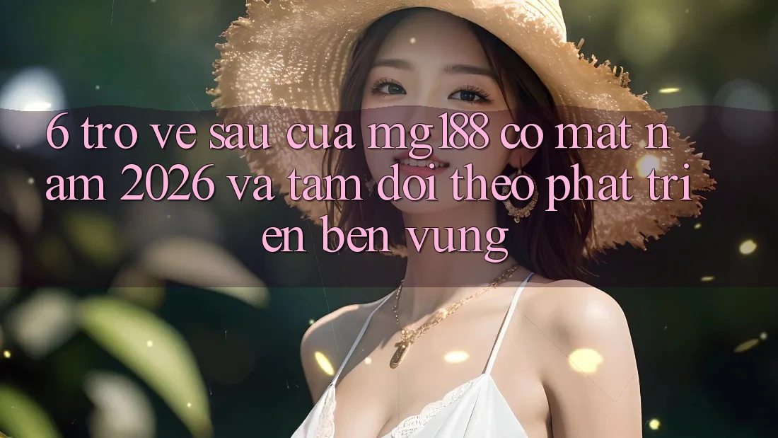 6. Trở về sau Của mg188 Có mặt Năm 2026 Và Tầm Dõi theo Phát Triển Bền Vững 6. Trở về sau Của mg188 Có mặt Năm 2026 Và Tầm Dõi theo Phát Triển Bền Vững