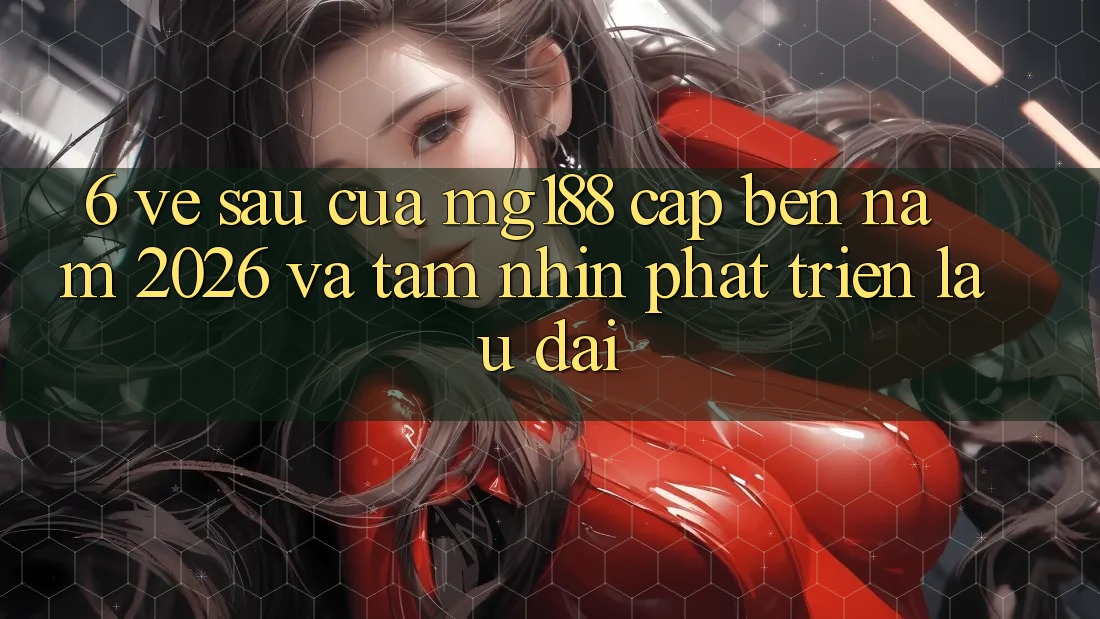 6. Về sau Của mg188 Cập bến Năm 2026 Và Tầm Nhìn Phát Triển Lâu dài