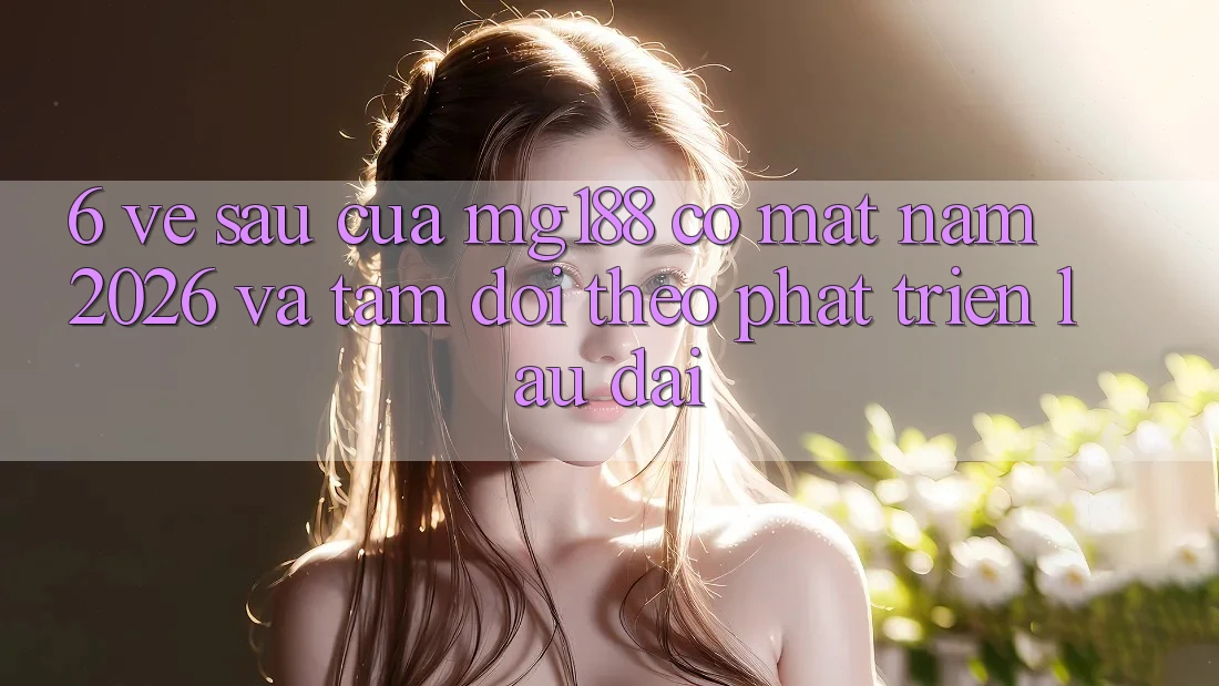6. Về sau Của mg188 Có mặt Năm 2026 Và Tầm Dõi theo Phát Triển Lâu dài 6. Về sau Của mg188 Có mặt Năm 2026 Và Tầm Dõi theo Phát Triển Lâu dài