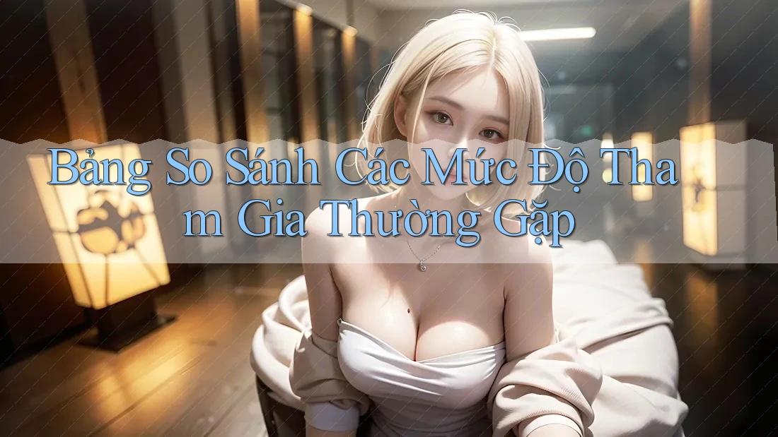 Bảng So Sánh Các Mức Độ Tham Gia Thường Gặp