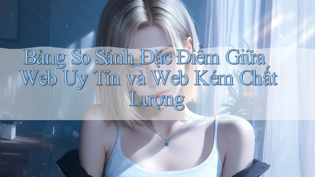 Bảng So Sánh Đặc Điểm Giữa Web Uy Tín và Web Kém Chất Lượng Bảng So Sánh Đặc Điểm Giữa Web Uy Tín và Web Kém Chất Lượng