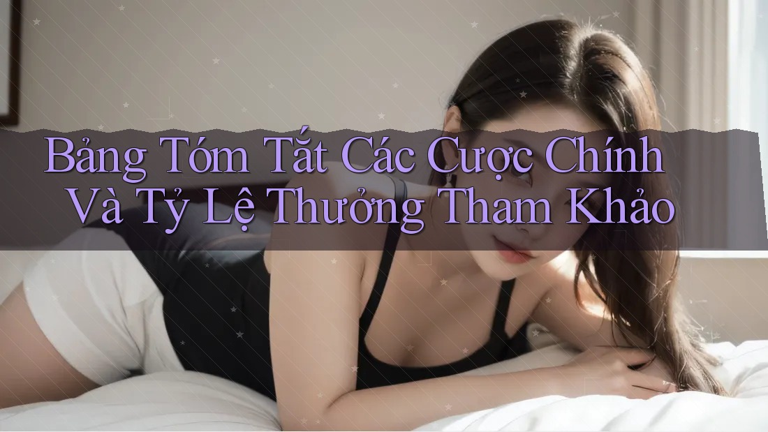 Bảng Tóm Tắt Các Cược Chính Và Tỷ Lệ Thưởng Tham Khảo Bảng Tóm Tắt Các Cược Chính Và Tỷ Lệ Thưởng Tham Khảo