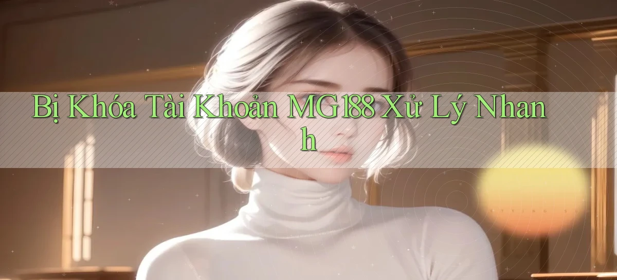 bị khóa tài khoản mg188 xử lý nhanh