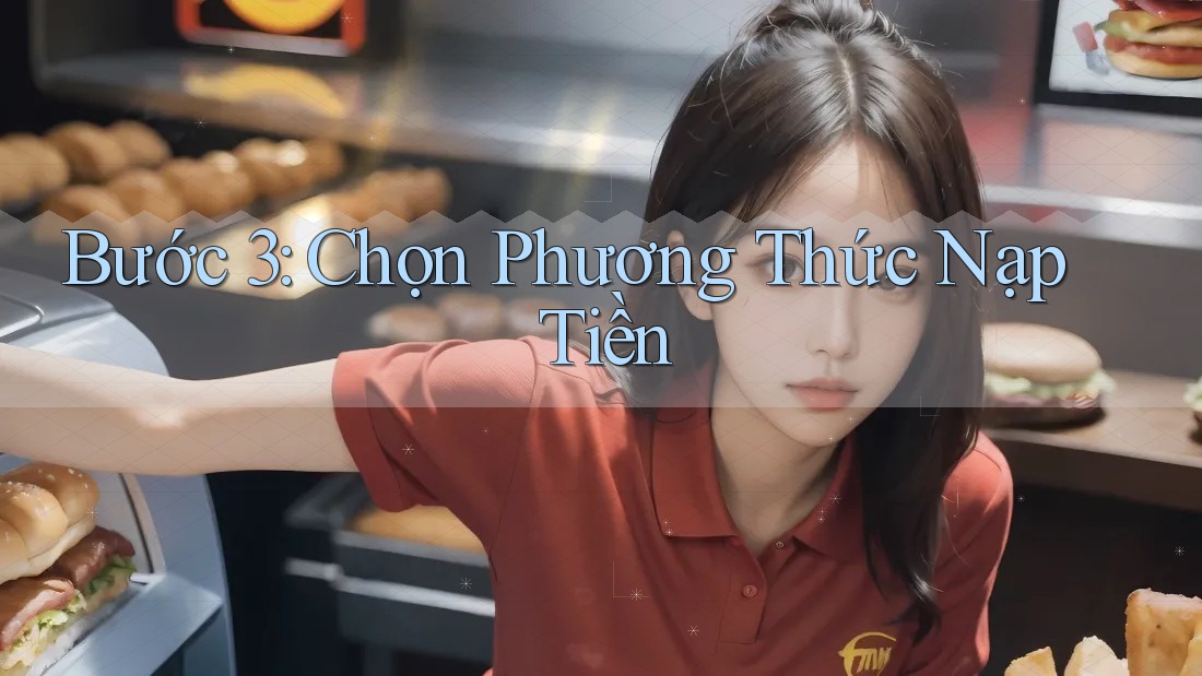 Bước 3: Chọn Phương Thức Nạp Tiền Bước 3: Chọn Phương Thức Nạp Tiền
