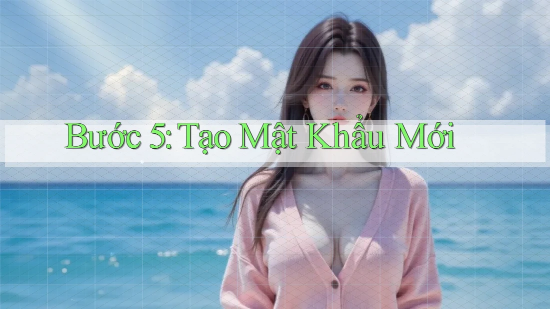 Bước 5: Tạo Mật Khẩu Mới Bước 5: Tạo Mật Khẩu Mới