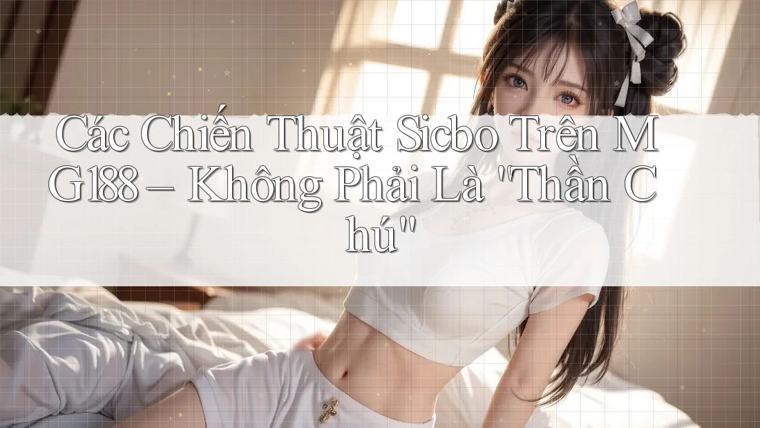 Các Chiến Thuật Sicbo Trên MG188 – Không Phải Là “Thần Chú” Các Chiến Thuật Sicbo Trên MG188 – Không Phải Là “Thần Chú”