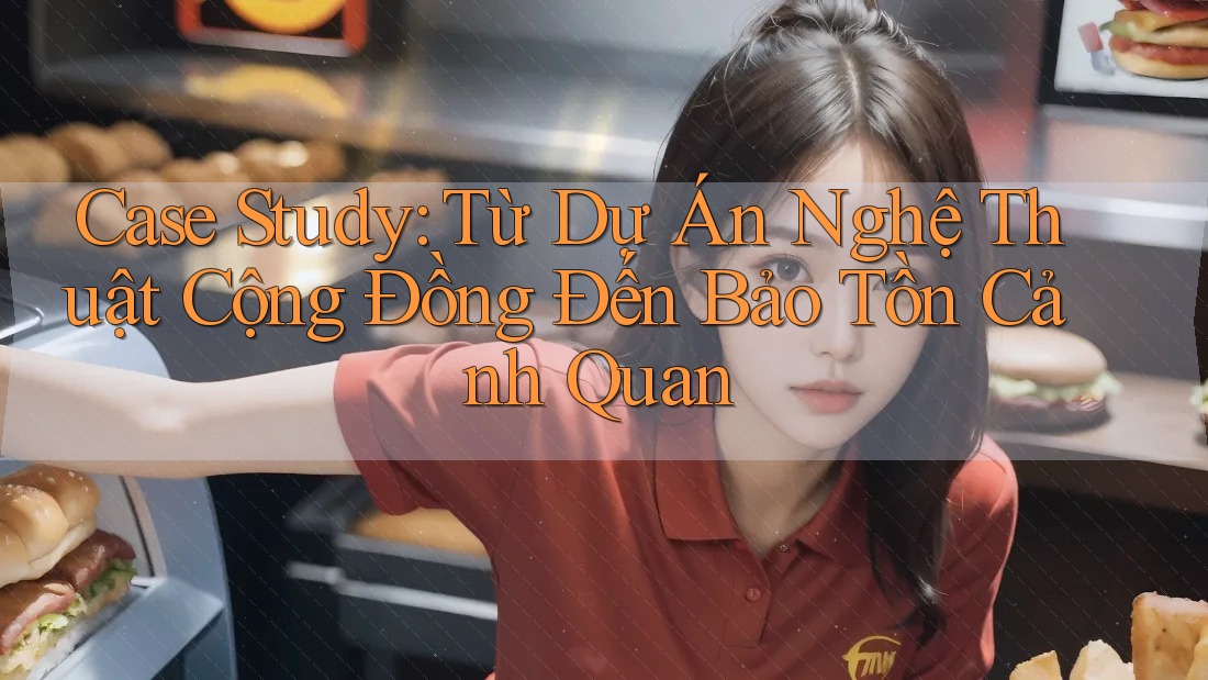 Case Study: Từ Dự Án Nghệ Thuật Cộng Đồng Đến Bảo Tồn Cảnh Quan
