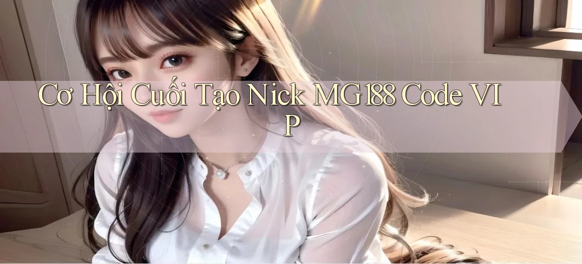 cơ hội cuối tạo nick mg188 code vip