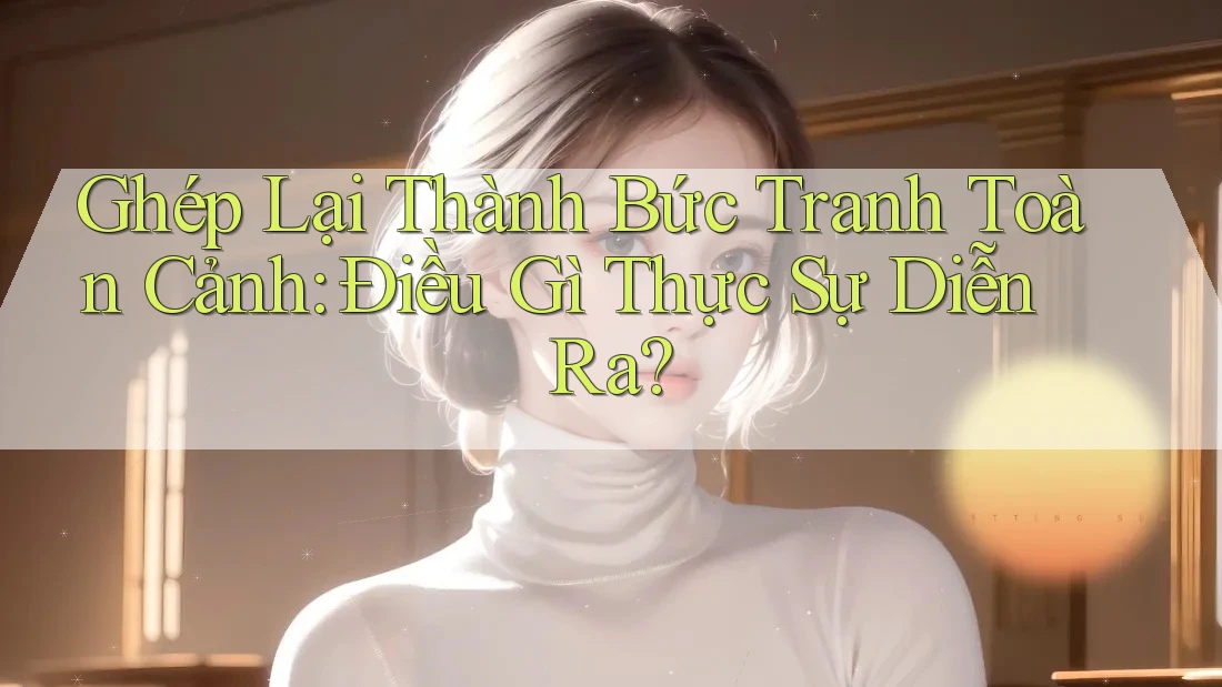Ghép Lại Thành Bức Tranh Toàn Cảnh: Điều Gì Thực Sự Diễn Ra? Ghép Lại Thành Bức Tranh Toàn Cảnh: Điều Gì Thực Sự Diễn Ra?