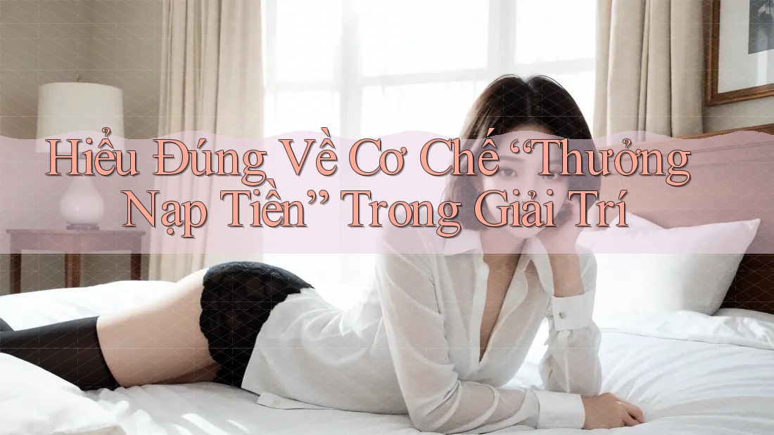 Hiểu Đúng Về Cơ Chế “Thưởng Nạp Tiền” Trong Giải Trí Hiểu Đúng Về Cơ Chế “Thưởng Nạp Tiền” Trong Giải Trí
