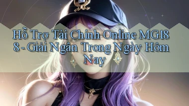 hỗ trợ tài chính online mg188 giải ngân trong ngày hôm nay