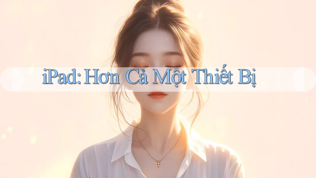 iPad: Hơn Cả Một Thiết Bị iPad: Hơn Cả Một Thiết Bị