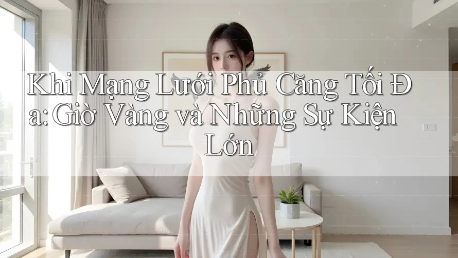 Khi Mạng Lưới Phủ Căng Tối Đa: Giờ Vàng và Những Sự Kiện Lớn