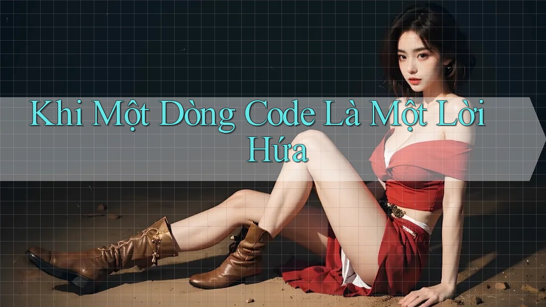Khi Một Dòng Code Là Một Lời Hứa Khi Một Dòng Code Là Một Lời Hứa