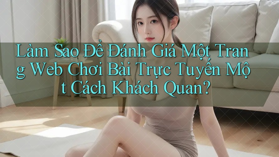 Làm Sao Để Đánh Giá Một Trang Web Chơi Bài Trực Tuyến Một Cách Khách Quan? Làm Sao Để Đánh Giá Một Trang Web Chơi Bài Trực Tuyến Một Cách Khách Quan?