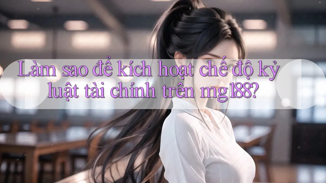 Làm sao để kích hoạt chế độ kỷ luật tài chính trên mg188? Làm sao để kích hoạt chế độ kỷ luật tài chính trên mg188?
