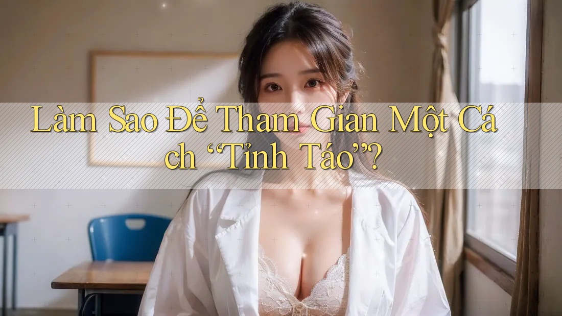 Làm Sao Để Tham Gian Một Cách “Tỉnh Táo”? Làm Sao Để Tham Gian Một Cách “Tỉnh Táo”?