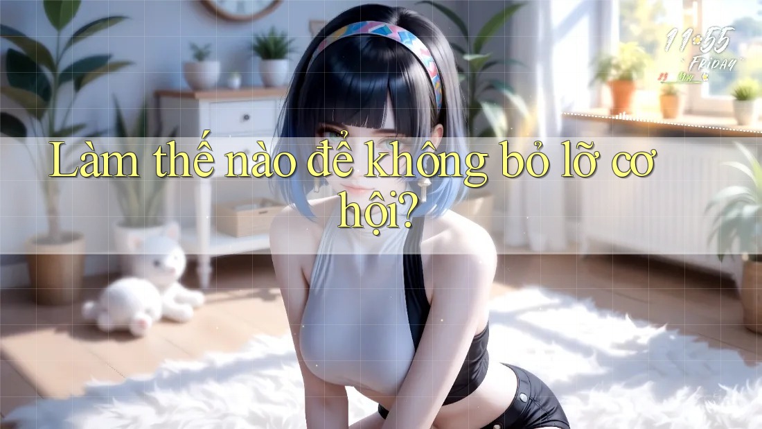 Làm thế nào để không bỏ lỡ cơ hội? Làm thế nào để không bỏ lỡ cơ hội?