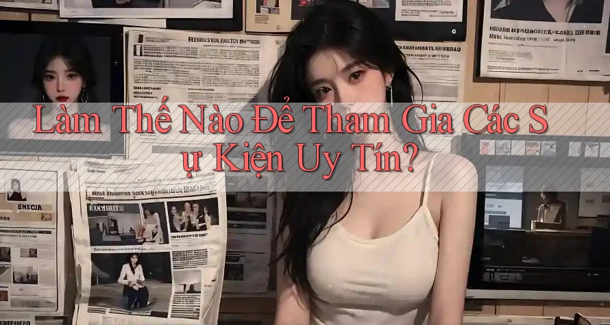 Làm Thế Nào Để Tham Gia Các Sự Kiện Uy Tín?
