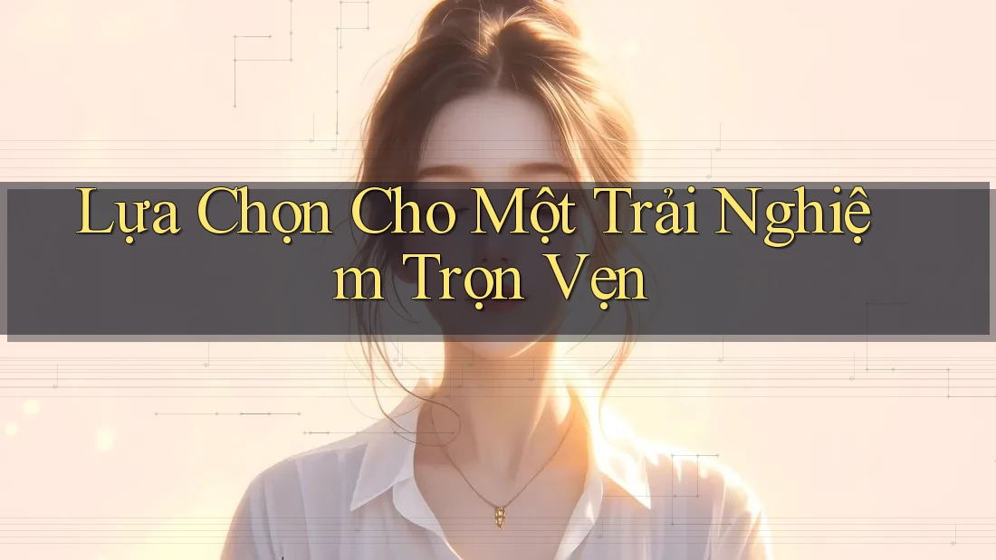 Lựa Chọn Cho Một Trải Nghiệm Trọn Vẹn Lựa Chọn Cho Một Trải Nghiệm Trọn Vẹn