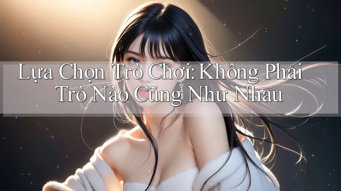 Lựa Chọn Trò Chơi: Không Phải Trò Nào Cũng Như Nhau