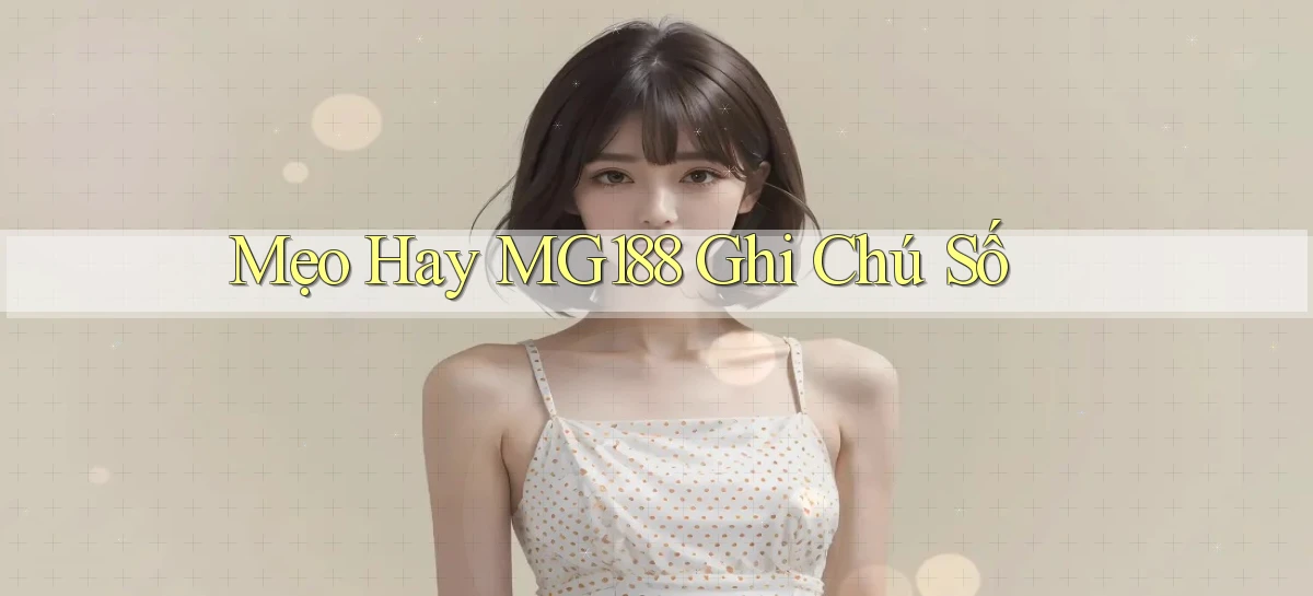 mẹo hay mg188 ghi chú số