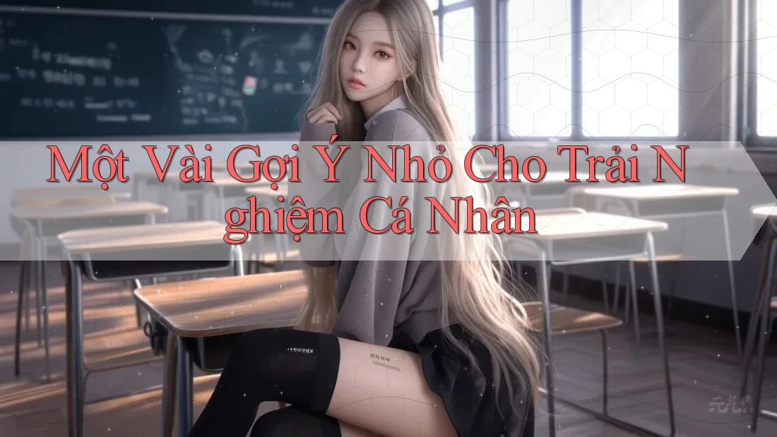 Một Vài Gợi Ý Nhỏ Cho Trải Nghiệm Cá Nhân Một Vài Gợi Ý Nhỏ Cho Trải Nghiệm Cá Nhân