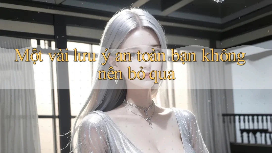 Một vài lưu ý an toàn bạn không nên bỏ qua Một vài lưu ý an toàn bạn không nên bỏ qua