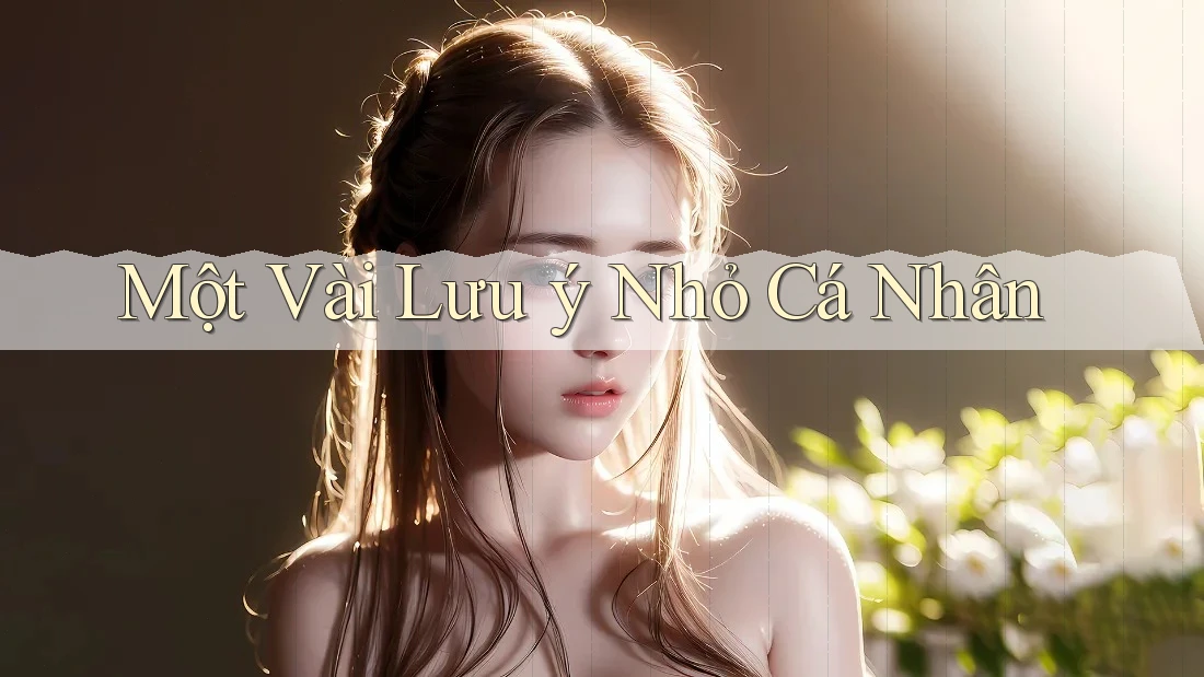 Một Vài Lưu ý Nhỏ Cá Nhân Một Vài Lưu ý Nhỏ Cá Nhân