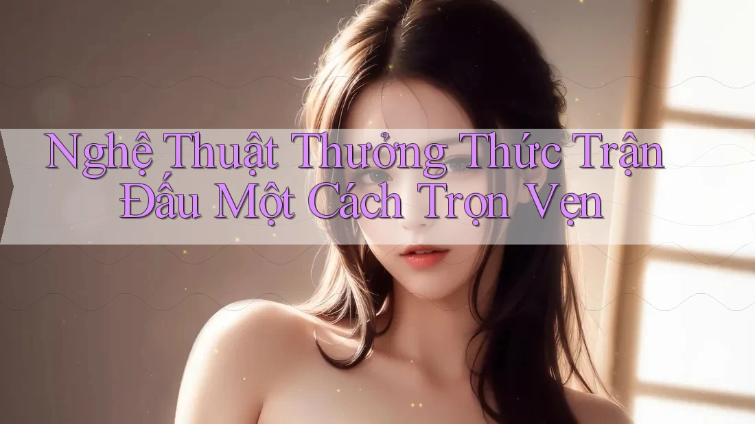 Nghệ Thuật Thưởng Thức Trận Đấu Một Cách Trọn Vẹn Nghệ Thuật Thưởng Thức Trận Đấu Một Cách Trọn Vẹn