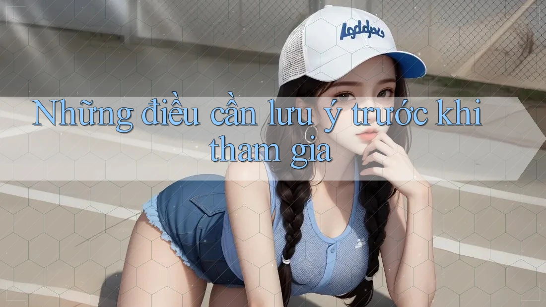 Những điều cần lưu ý trước khi tham gia Những điều cần lưu ý trước khi tham gia