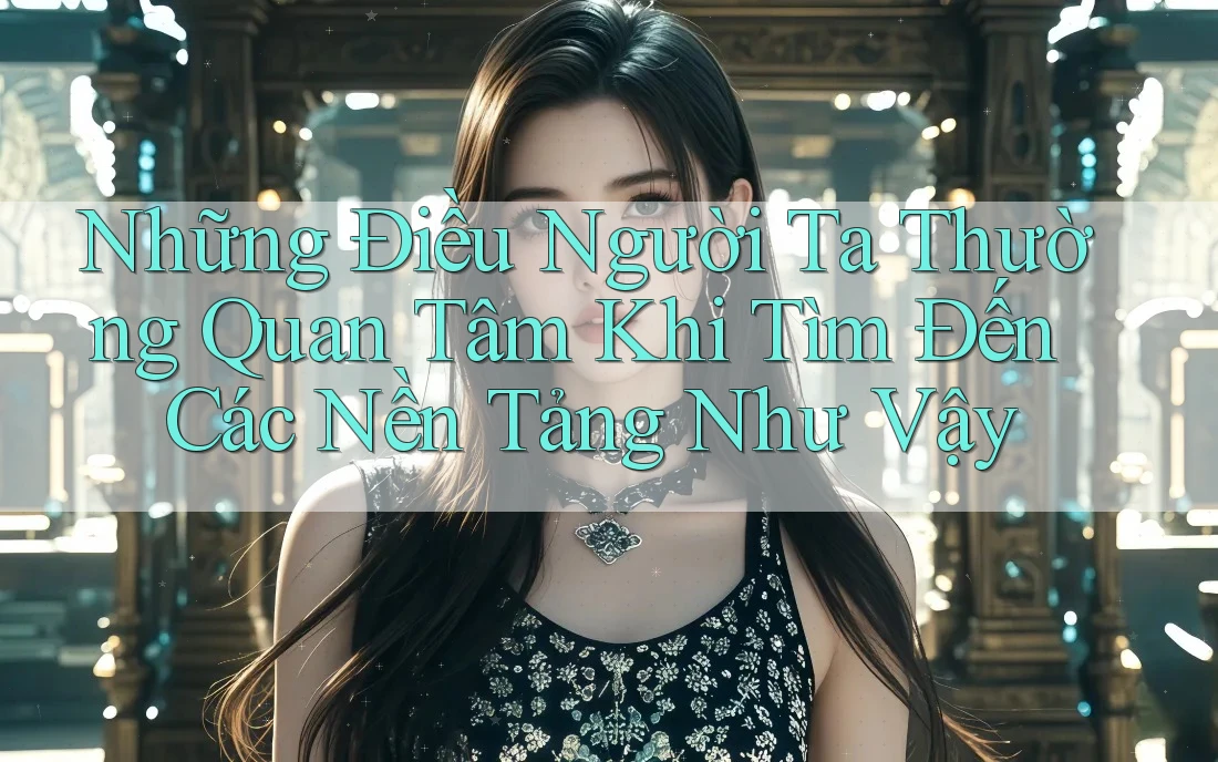 Những Điều Người Ta Thường Quan Tâm Khi Tìm Đến Các Nền Tảng Như Vậy Những Điều Người Ta Thường Quan Tâm Khi Tìm Đến Các Nền Tảng Như Vậy